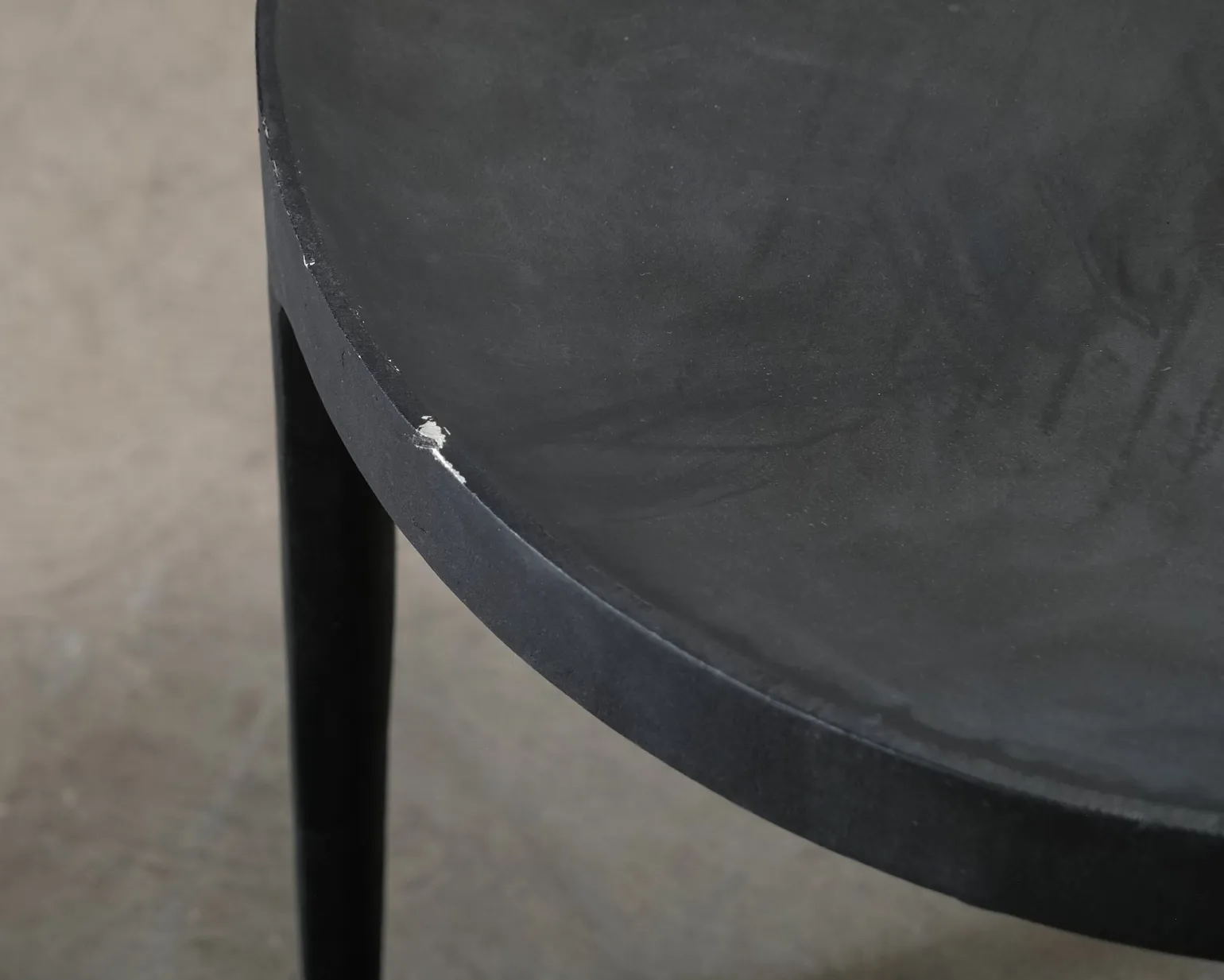 NORR11 Ghost ø 50 cm sofabord svart