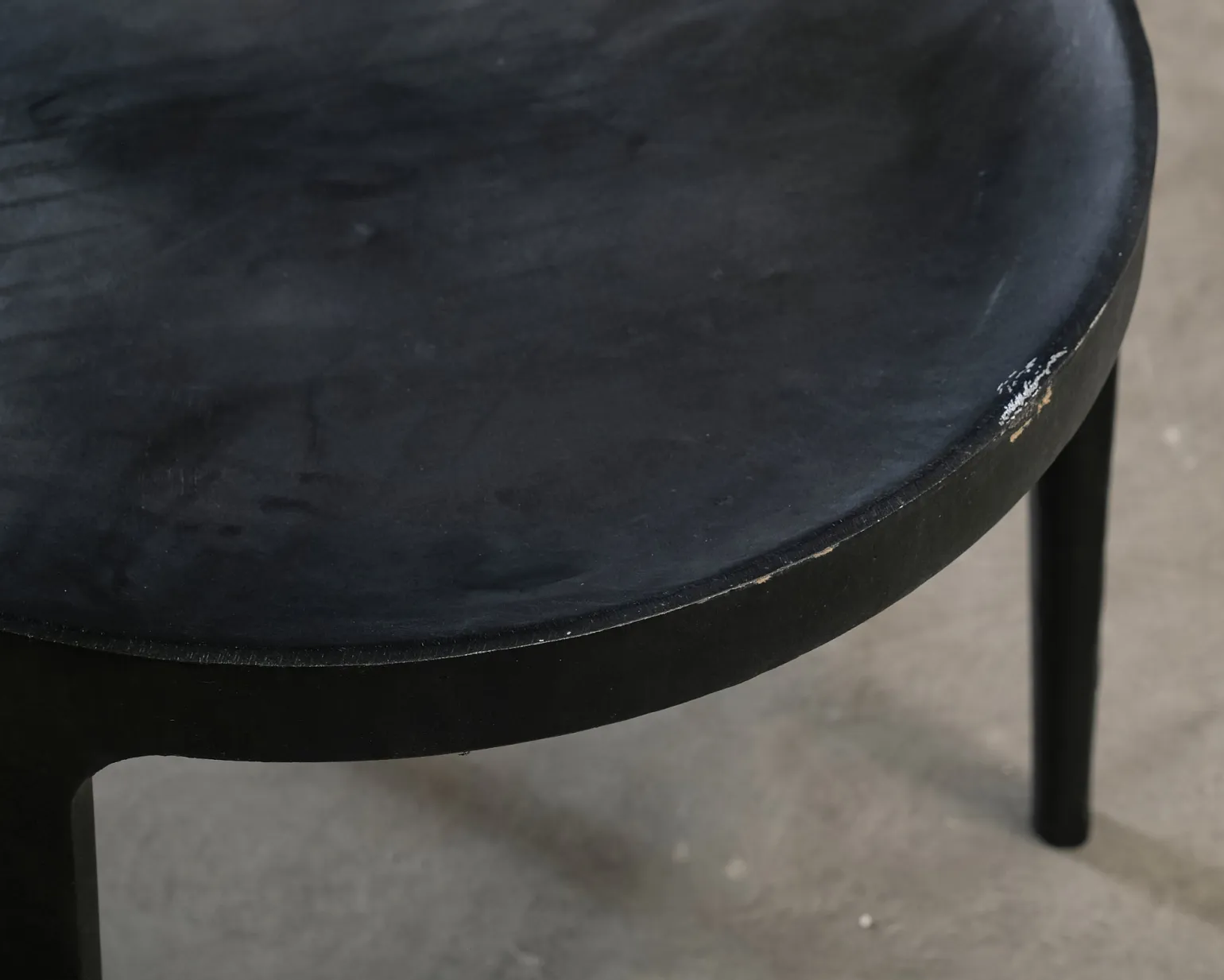 NORR11 Ghost ø 50 cm sofabord svart