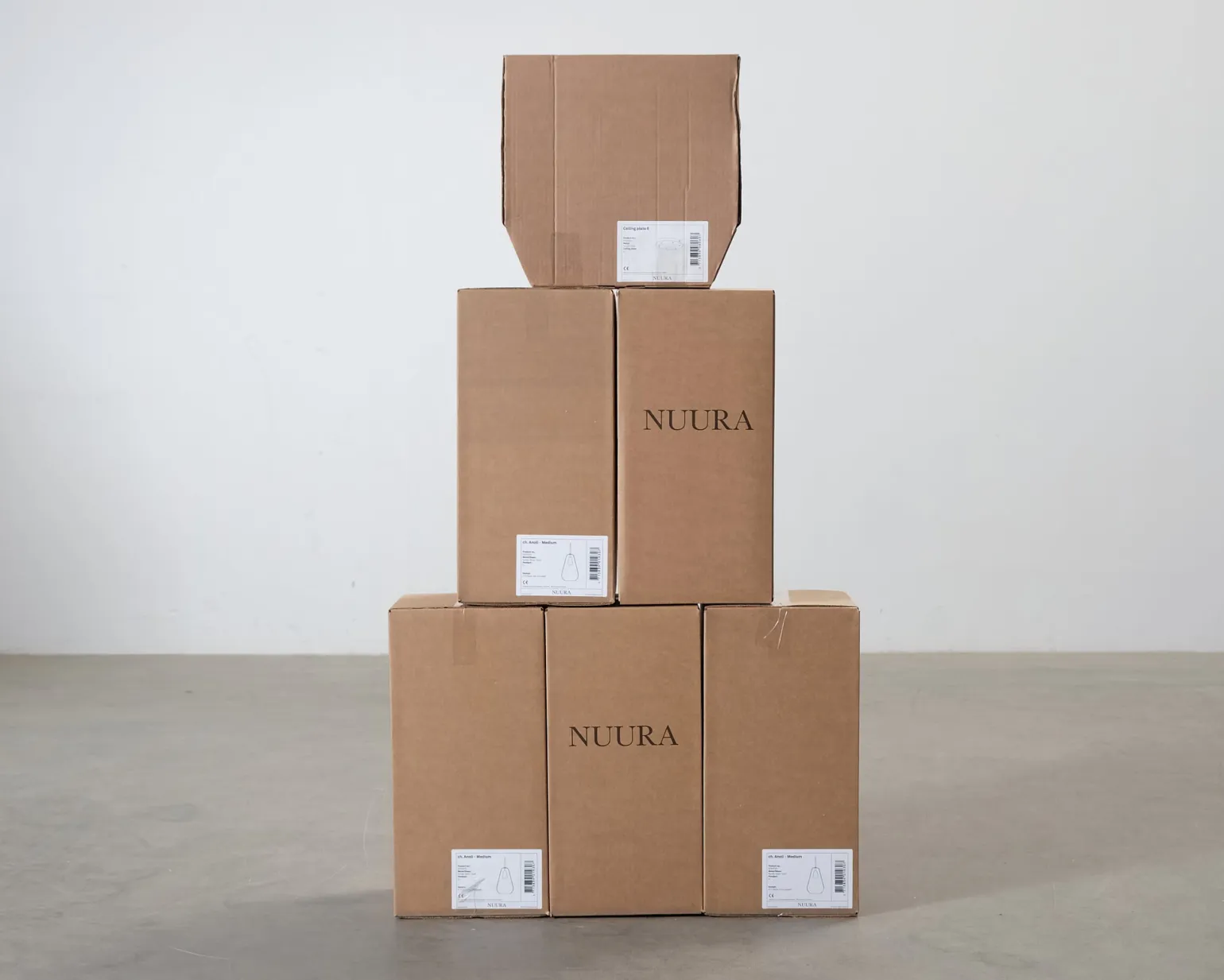 Nuura Anoli 6 pendellampa guld