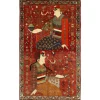 Old Figural Kashghai orientalisk matta 116 x 187 cm