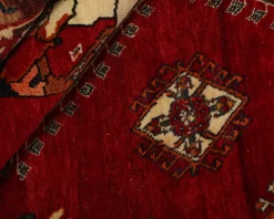 Old Figural Kashghai orientalisk matta 162 x 226 cm