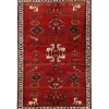 Old Figural Kashghai orientalisk matta 165 x 255 cm