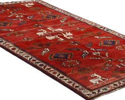 Old Figural Kashghai orientalisk matta 165 x 255 cm