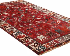 Old Figural Kashghai orientalisk matta 165 x 284 cm