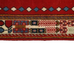 Old Figural Kashghai orientalisk matta 147 x 222 cm