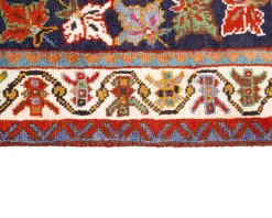 Old Figural Kashghai orientalisk matta 188 x 287 cm
