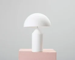 Oluce Atollo 237 bordslampa 50 cm Opal