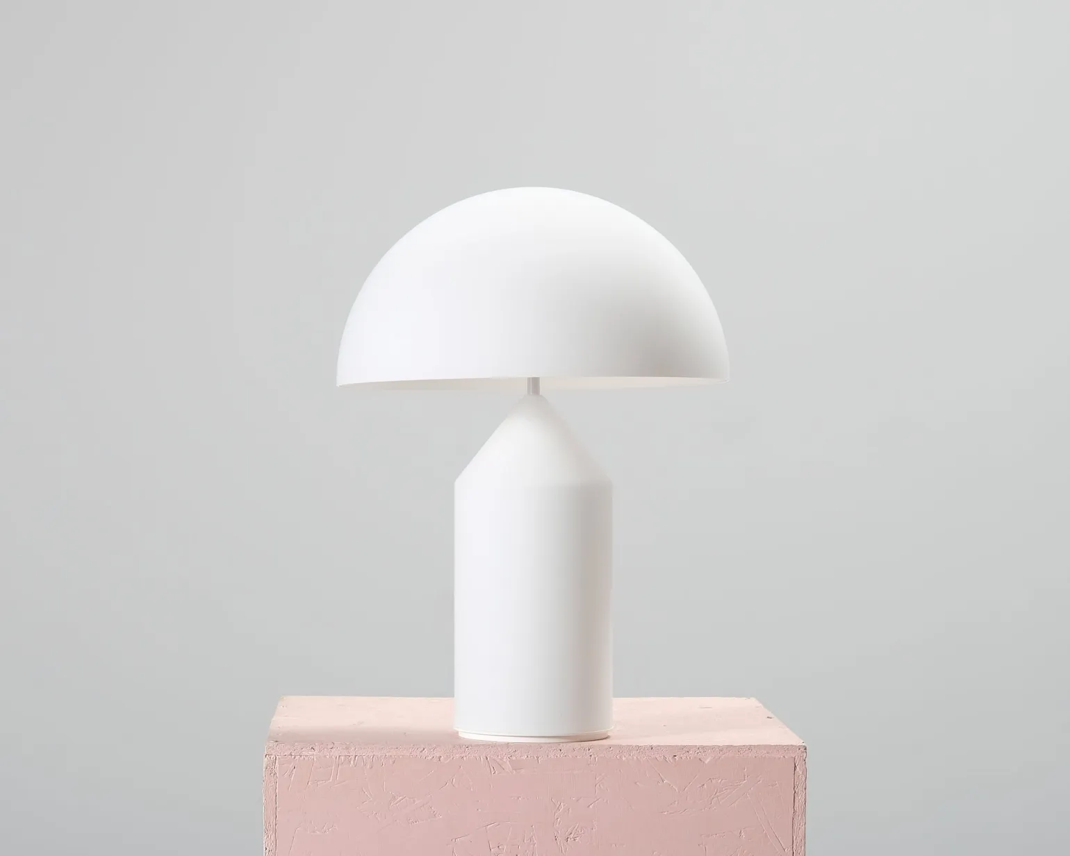 Oluce Atollo 237 bordslampa 50 cm Opal