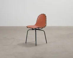 OX Denmarq Stretch stol cognacläder / svart