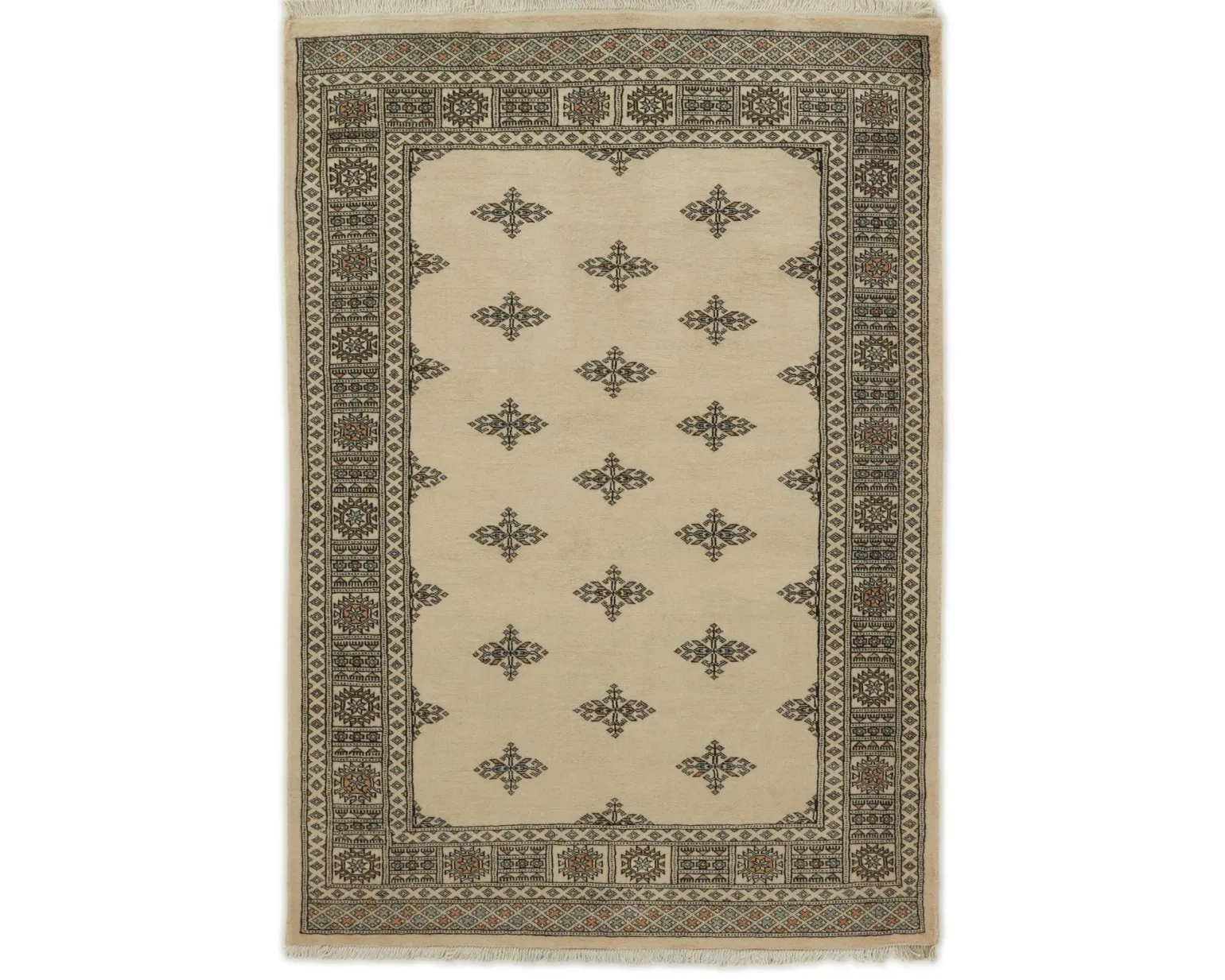 Pakistan handknotted orientalisk matta 136 x 196 cm