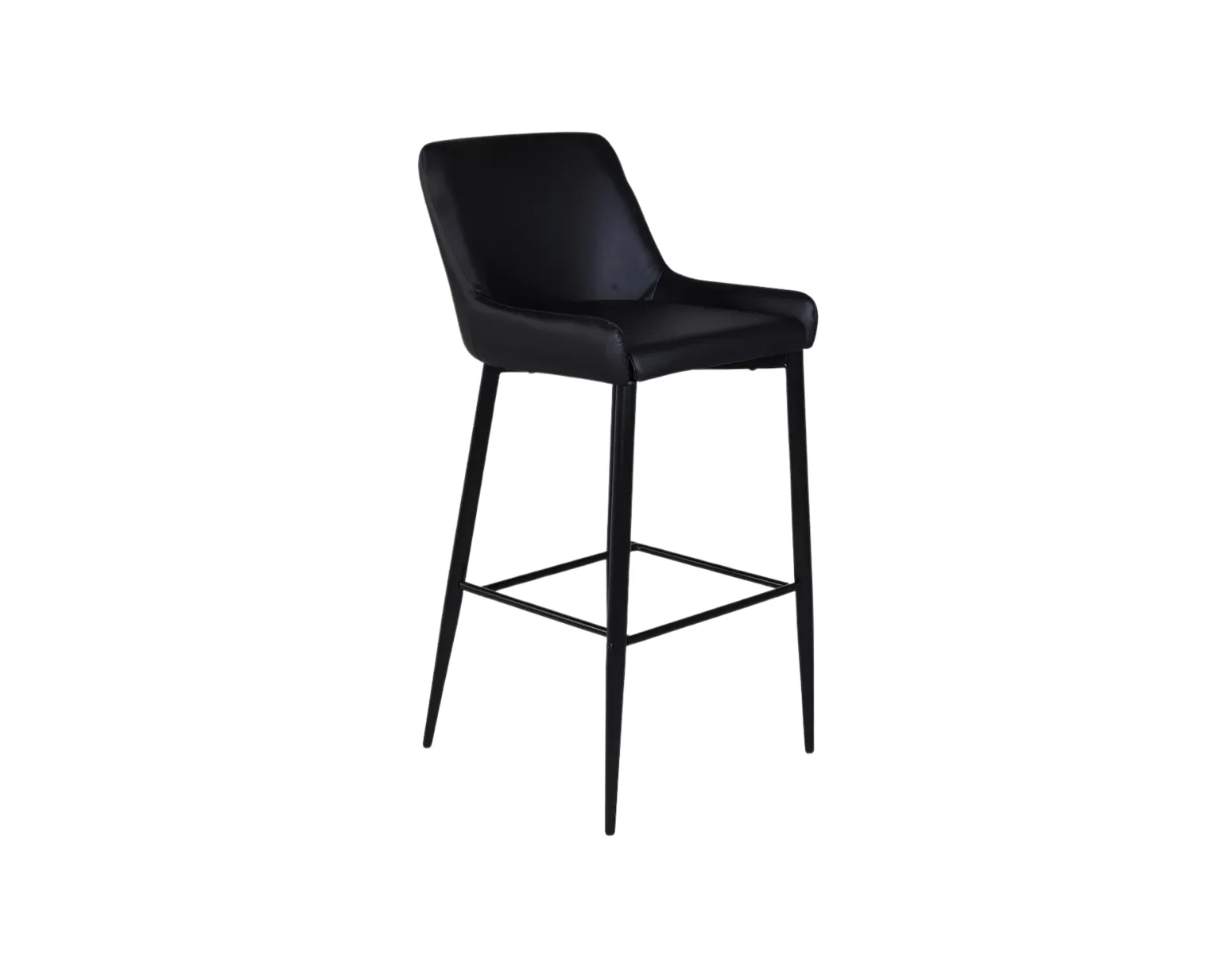 Plaza barstol svart, set om 2