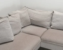 Pohjanmaan Chic 4-sits hörnsoffa grå