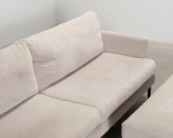 Pohjanmaan Nordic 3-sits soffa med fotpall beige