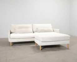 Pohjanmaan 2,5-sits soffa med fotpall