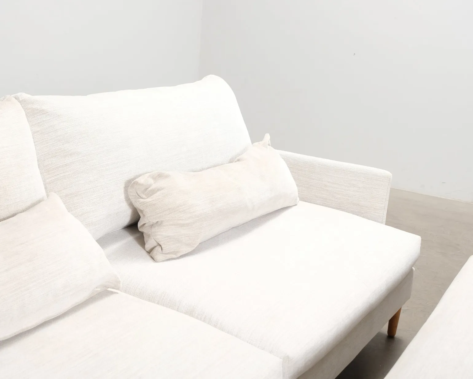 Pohjanmaan 2,5-sits soffa med fotpall