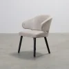 Richmond Interiors Indigo sammetsstol beige