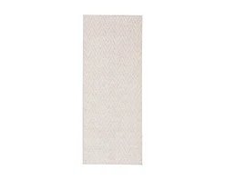 Rugvista Amalfi matta 80 x 300 cm beige / vit