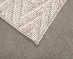 Rugvista Amalfi matta 80 x 300 cm beige / vit