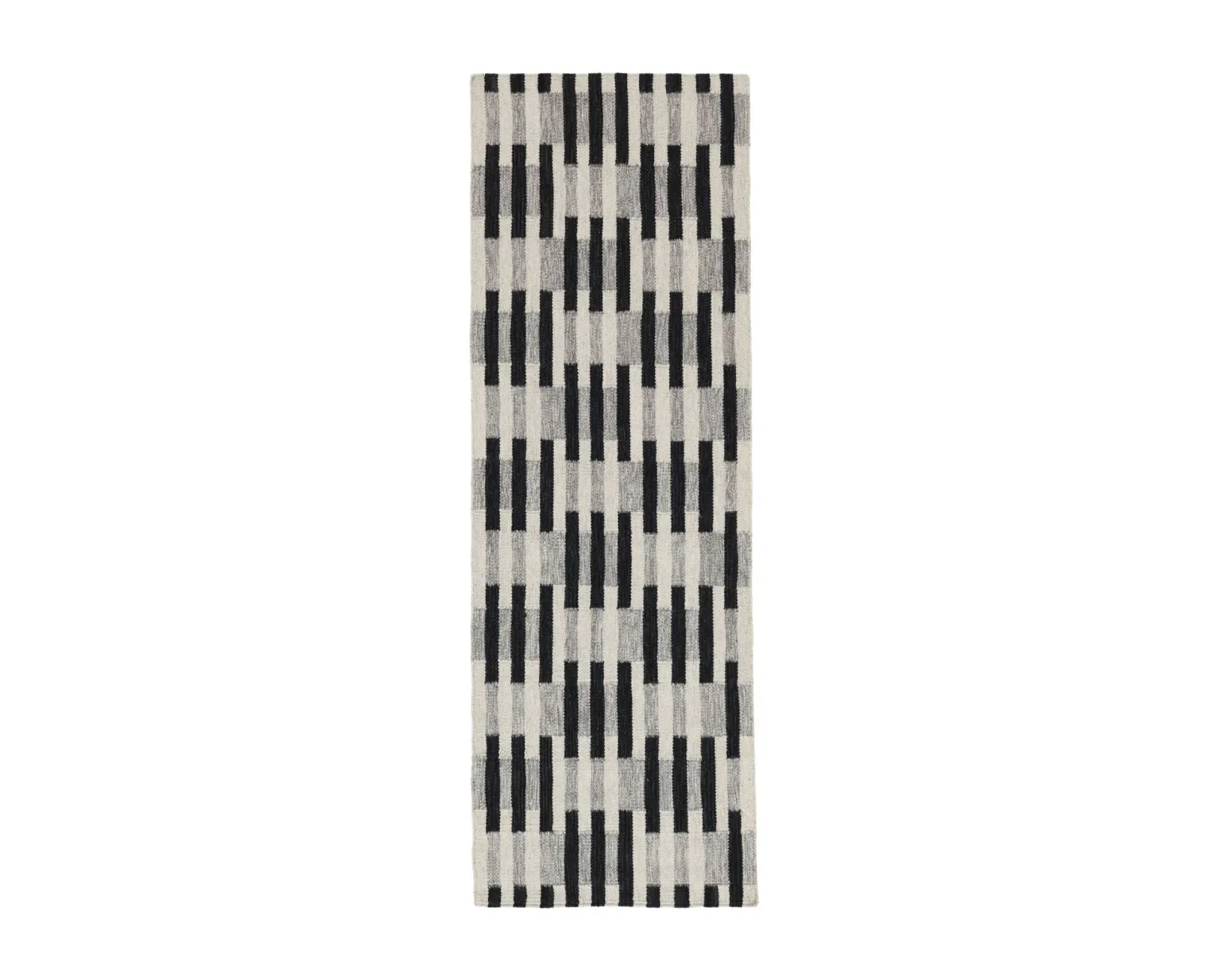 Rugvista Challi gångmatta 80 x 250 cm svart
