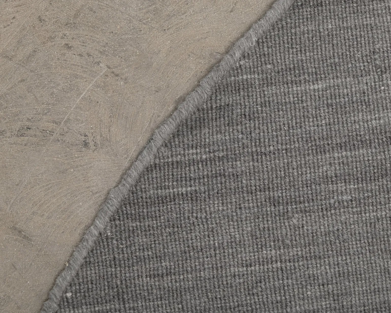 Rugvista Core Handloom Flat matta ø 200 cm mörkgrå