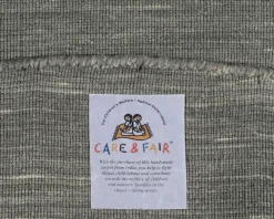 Rugvista Core Handloom Flat matta ø 200 cm mörkgrå