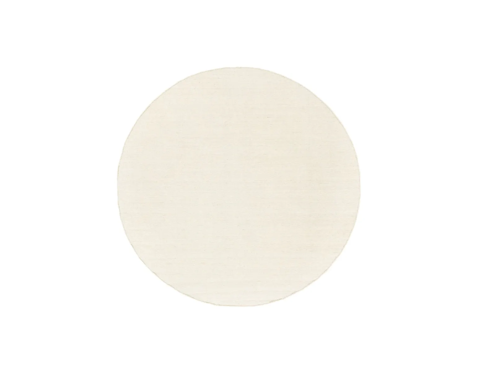 Rugvista Core Handloom Flat matta ø 250 cm naturvit