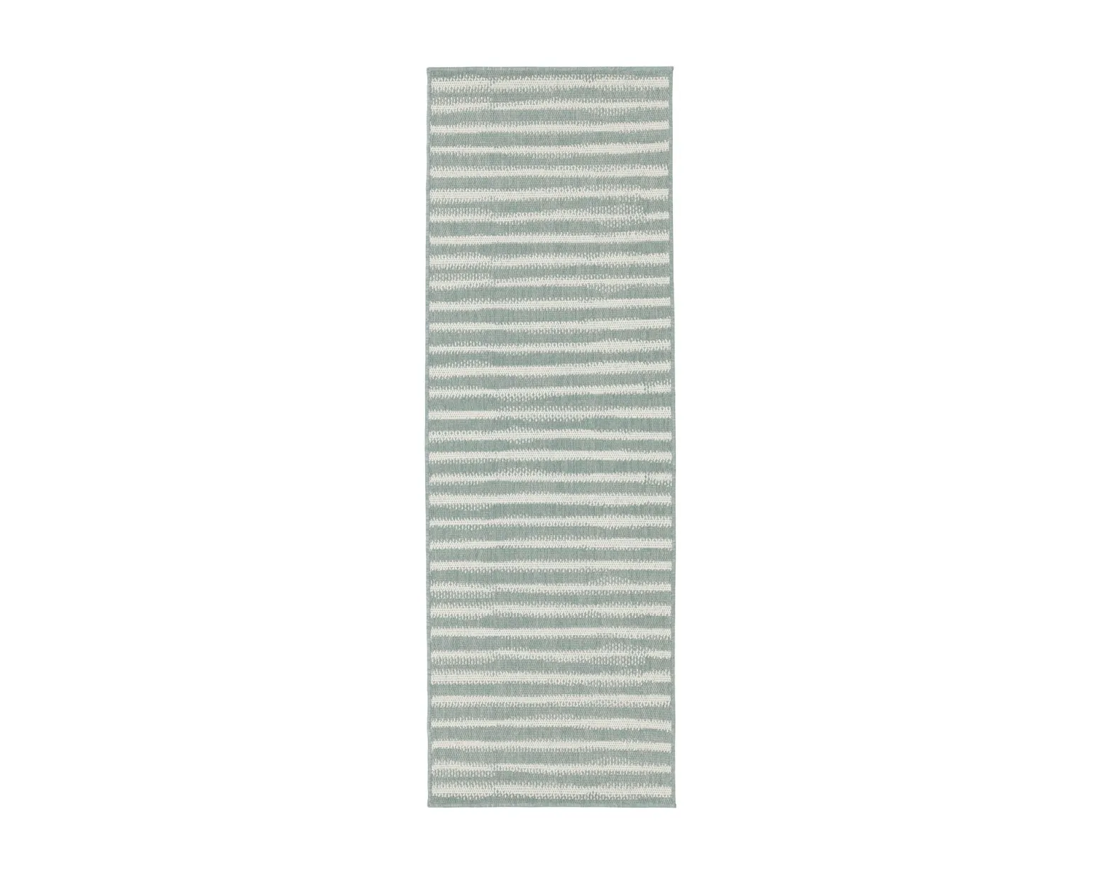 Rugvista Dune matta 80 x 200 cm vit / ljusgrön