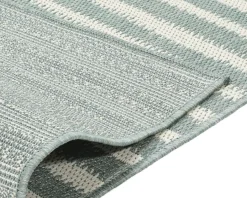 Rugvista Dune matta 80 x 200 cm vit / ljusgrön