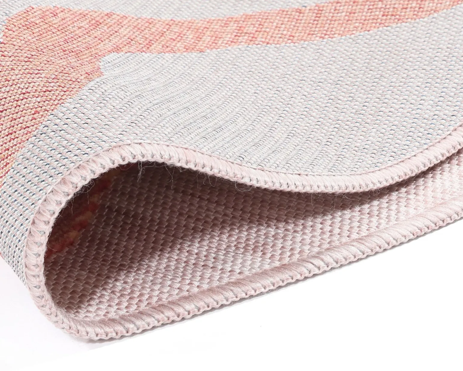 Rugvista Essential Svirla matta 150 x 150 cm rosa