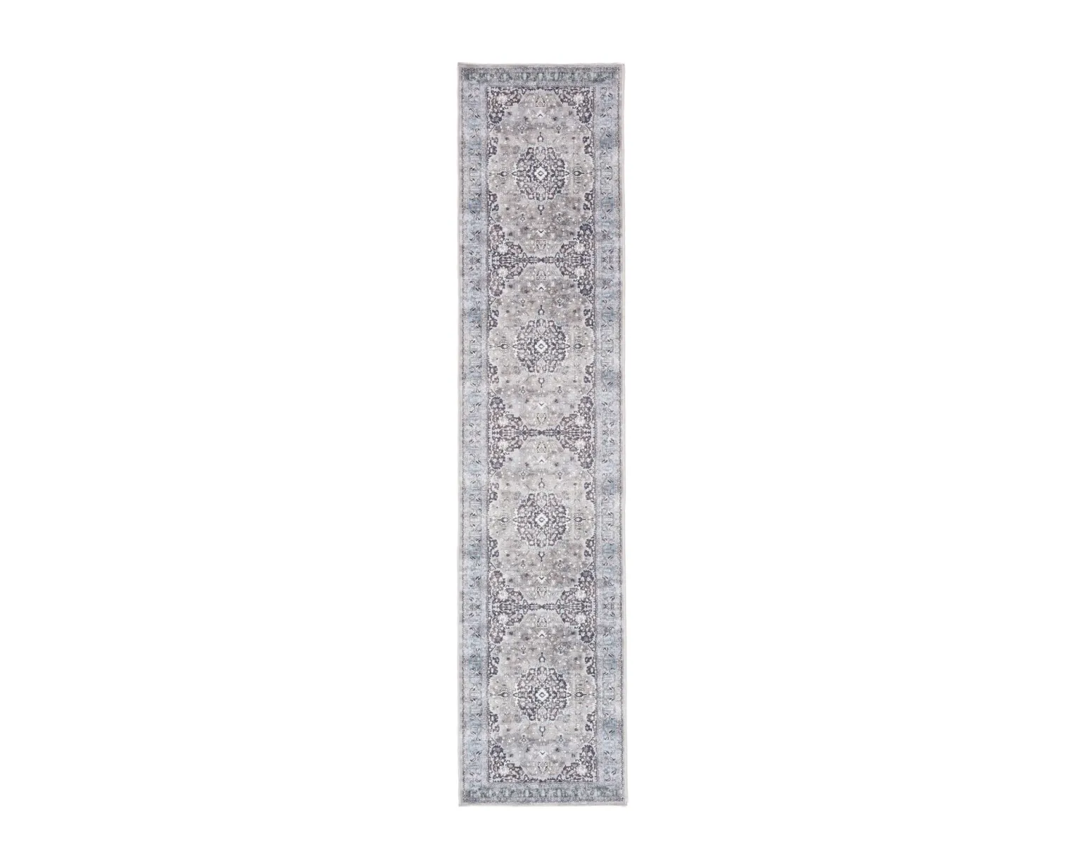 Rugvista Gina Oriental matta 80 x 350 cm blågrå