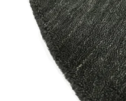 Rugvista Handloom matta 100 x 100 cm svart / grå