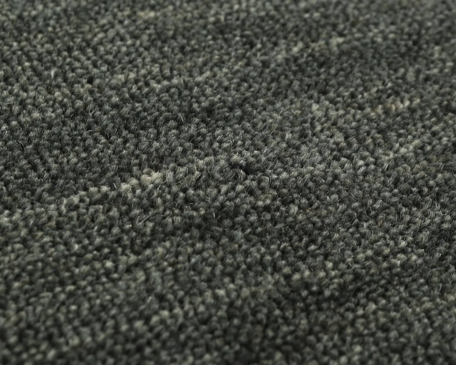 Rugvista Handloom matta 100 x 100 cm svart / grå