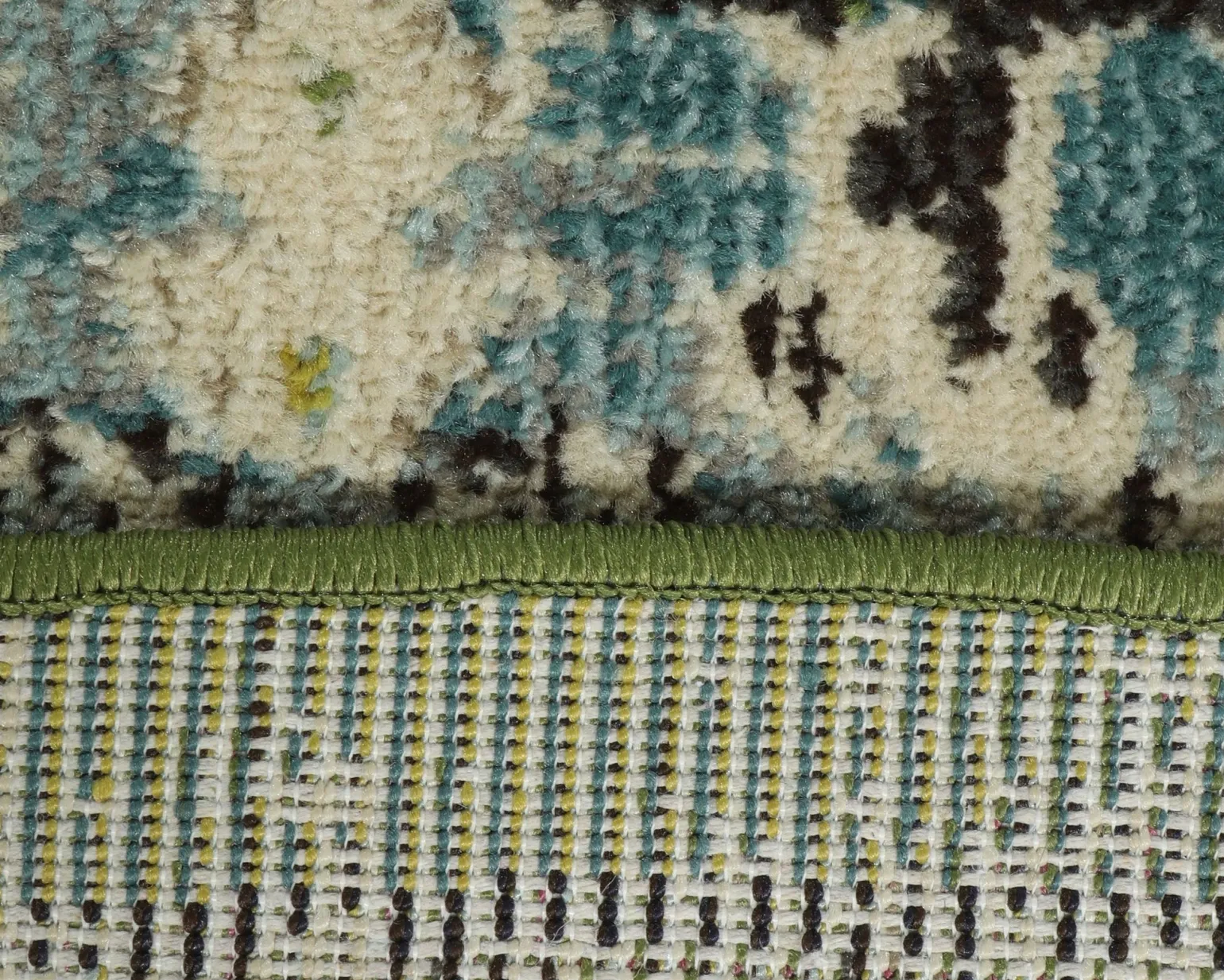 Rugvista Leia matta ø 200 cm grön
