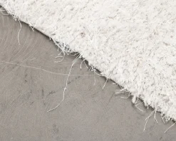 Rugvista matta Luxe Shaggy 80 x 150 cm vit