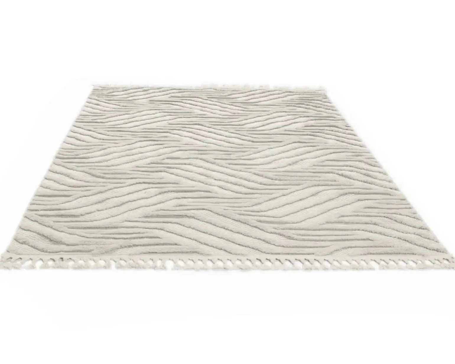 Rugvista matta 160 x 230 cm naturvit