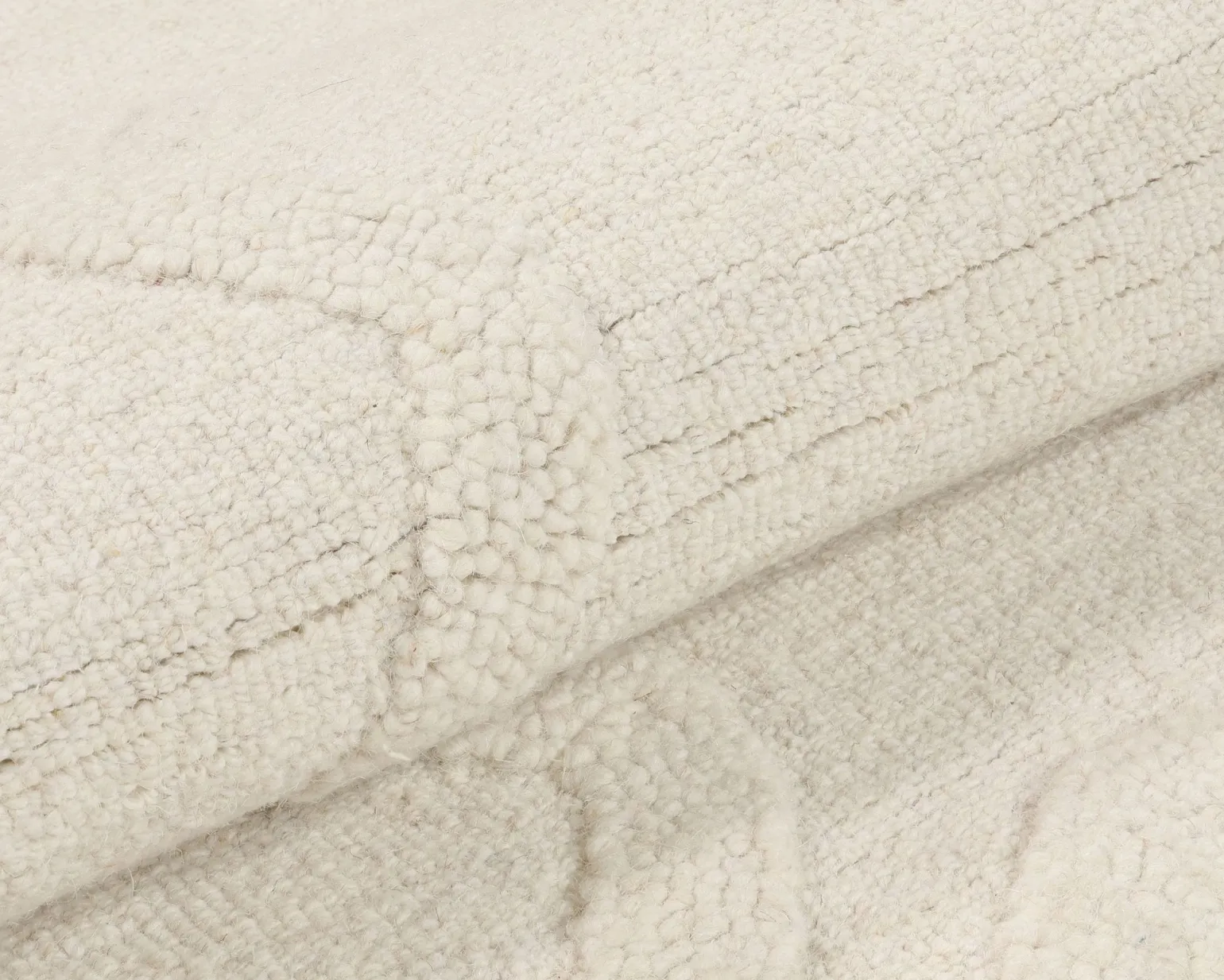Rugvista matta 120 x 180 cm vit