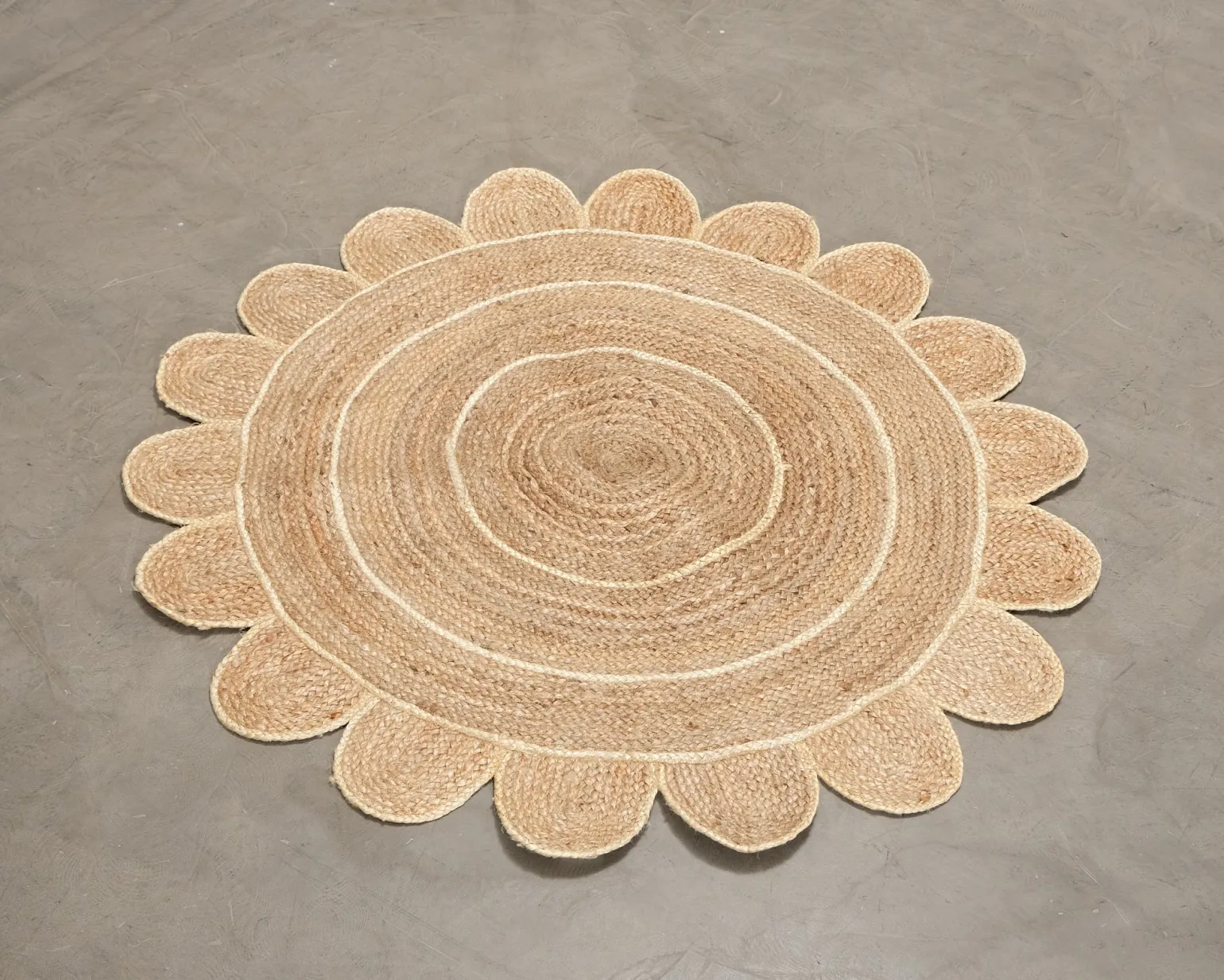 Rugvista Mia matta ø 150 cm beige