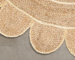 Rugvista Mia matta ø 150 cm beige