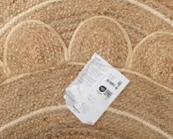 Rugvista Mia matta ø 150 cm beige