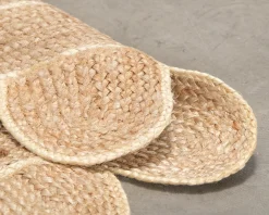 Rugvista Mia matta ø 150 cm beige