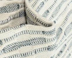 Rugvista Nano matta 80 x 200 cm blå / vit