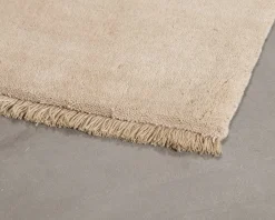 Rugvista Premium Handloom Fringes ullmatta 250 x 350 cm beige