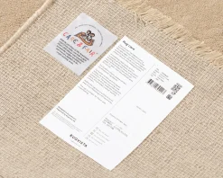 Rugvista Premium Handloom Fringes ullmatta 80 x 120 cm beige