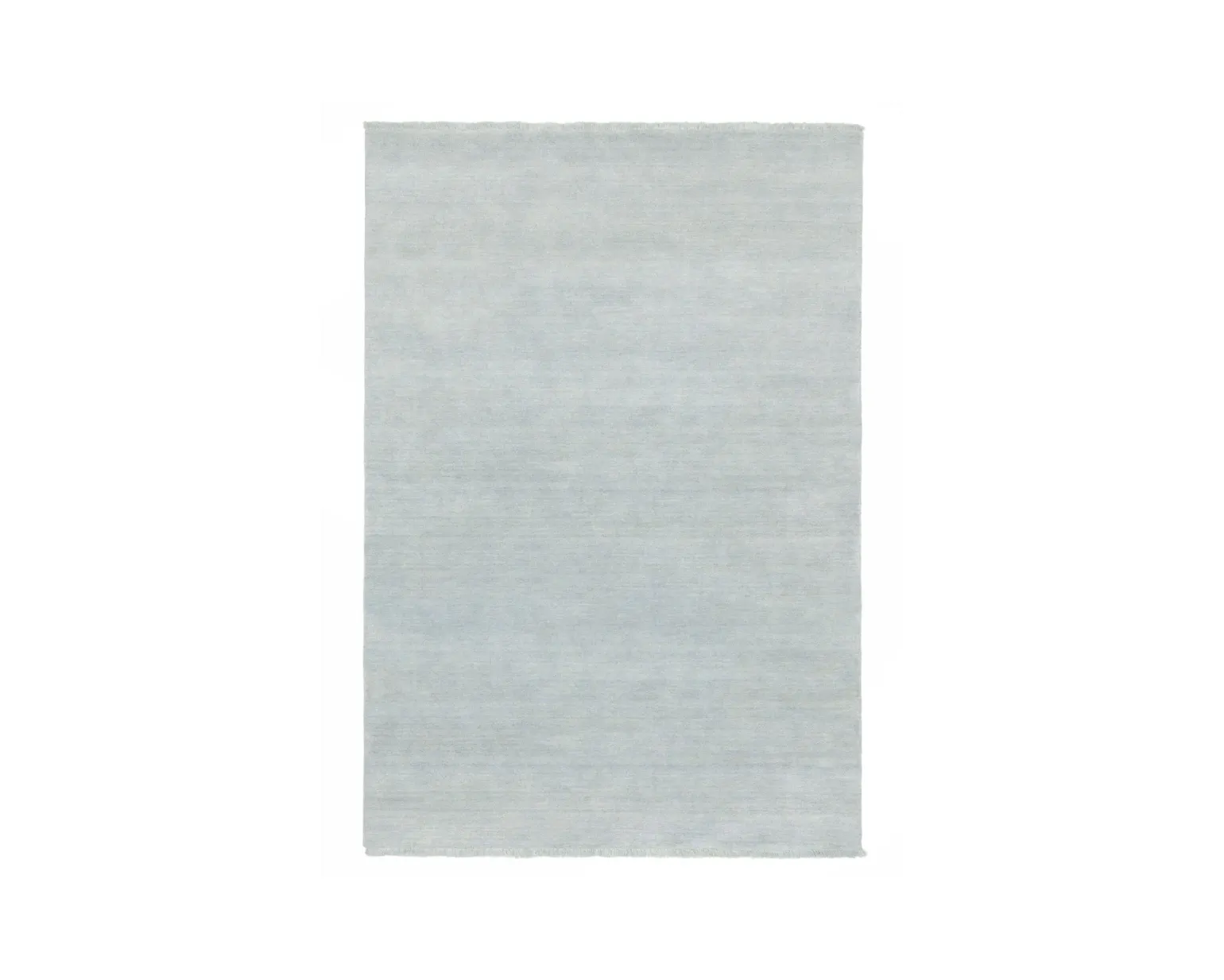 Rugvista Premium Handloom Fringes ullmatta 250 x 350 cm ljusblå