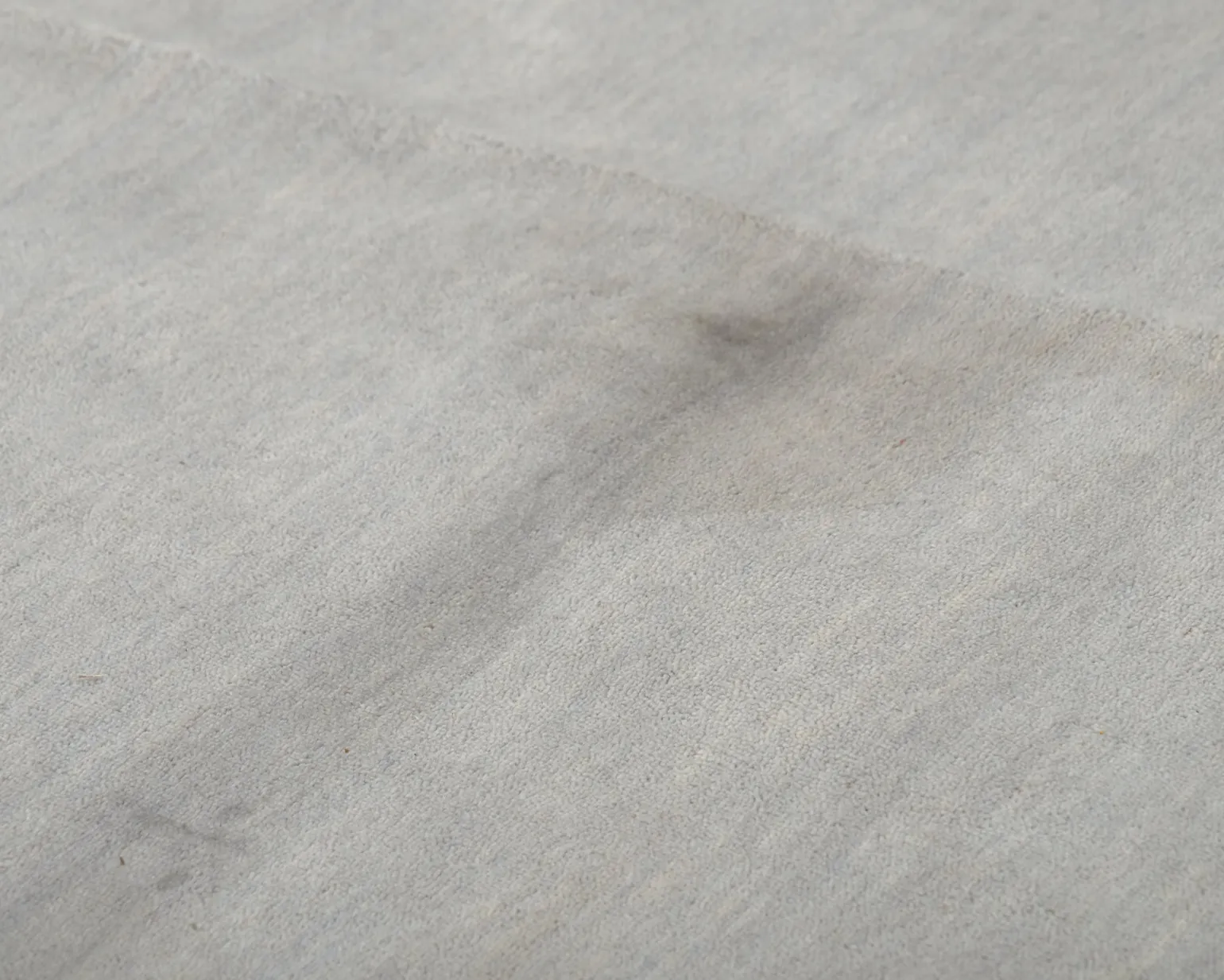 Rugvista Premium Handloom Fringes ullmatta 250 x 350 cm ljusblå
