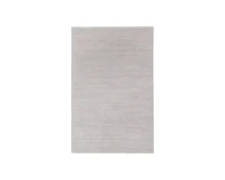Rugvista Premium Handloom Fringes ullmatta 250 x 350 cm silver