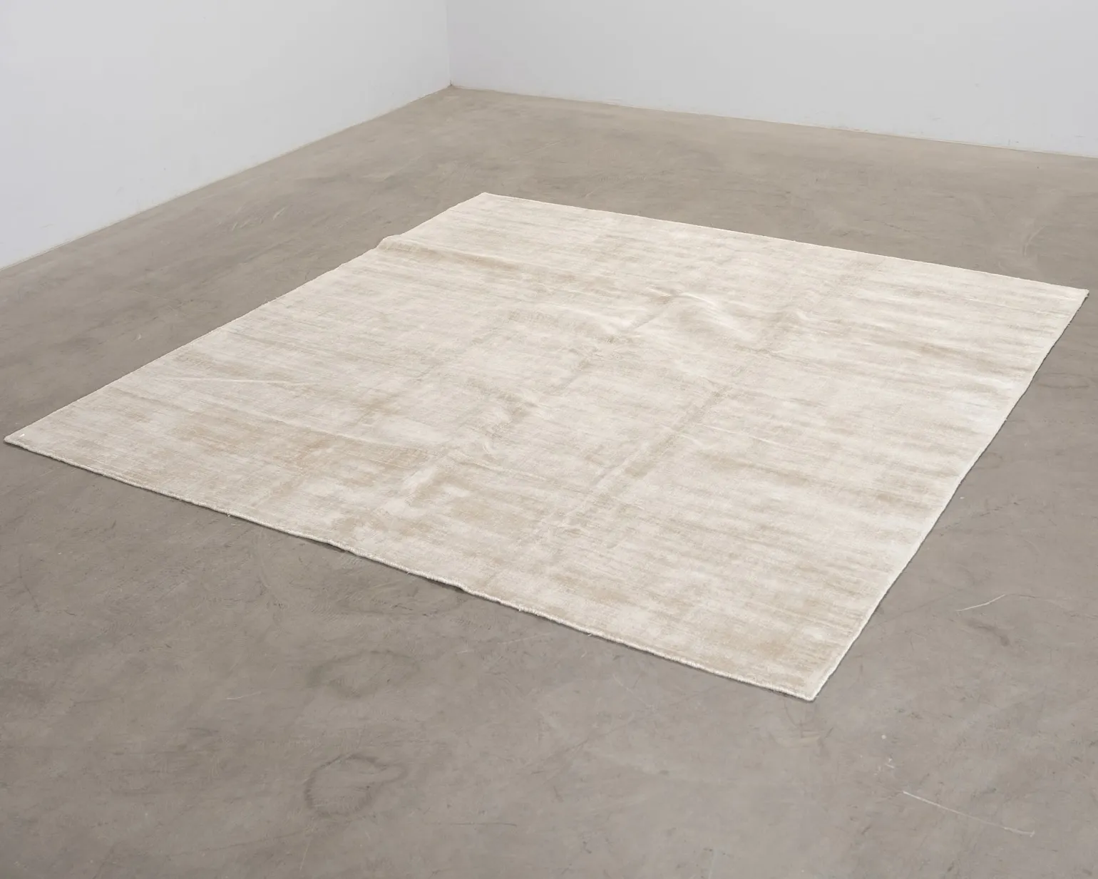 Rugvista Premium Tribeca viscosmatta 240 x 240 cm naturvit