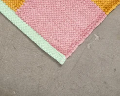 Rugvista Tommy gångmatta 75 x 160 cm orange / rosa