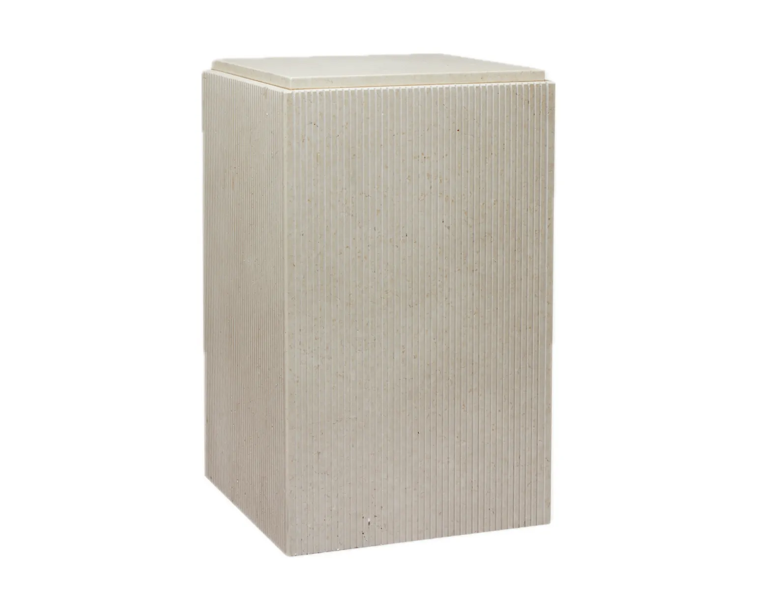 Ruth & Joanna Block sidobord beige marmor