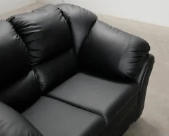 Salvador 2-sits soffa black